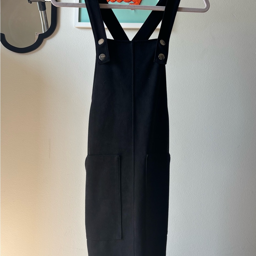 Forever 21 Black Midi Dress